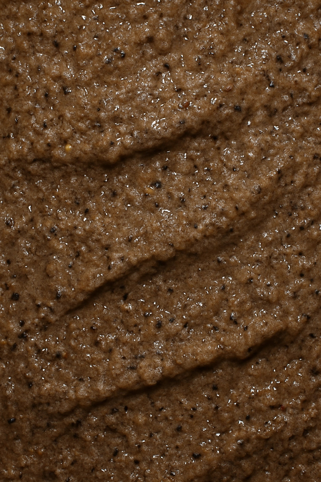 Deep sea macro close up of brown textured swatch